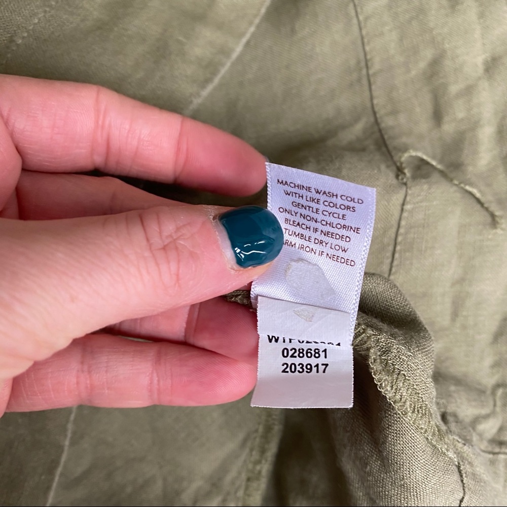 [J. Jill] Love Linen Button Up Shirt - Picture 6 of 8